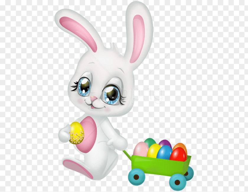 Easter Bunny No Background Cute Hare Rabbit Clip Art PNG
