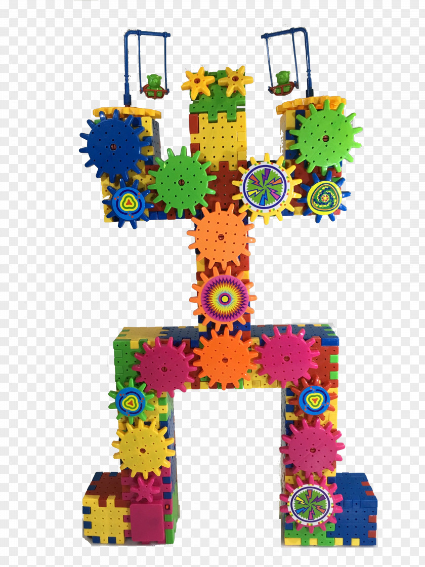 Educational Toy Magnetic Gear Brick Game PNG