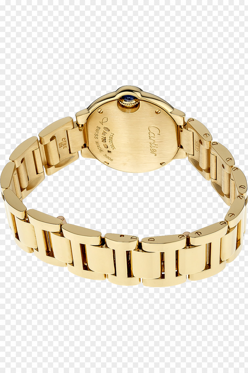 Gold Watch Strap Bracelet PNG