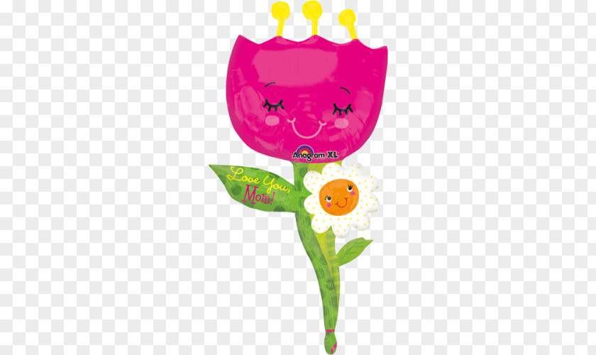 Love U Mom Mother's Day Balloon Petal Holiday PNG