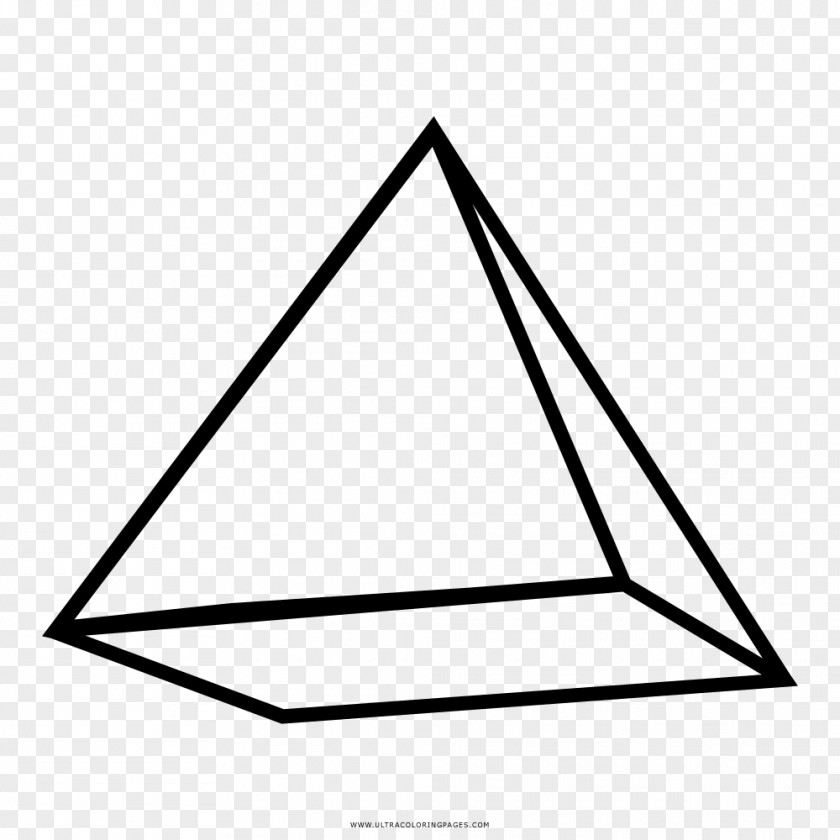 Pyramid Drawing Coloring Book Triangle Line PNG