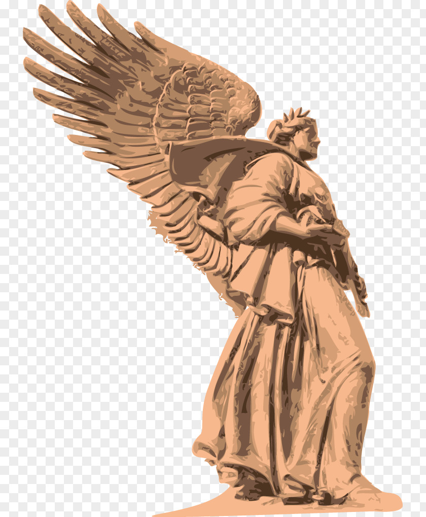 Angels Vector Classical Sculpture Statue Monument Art PNG