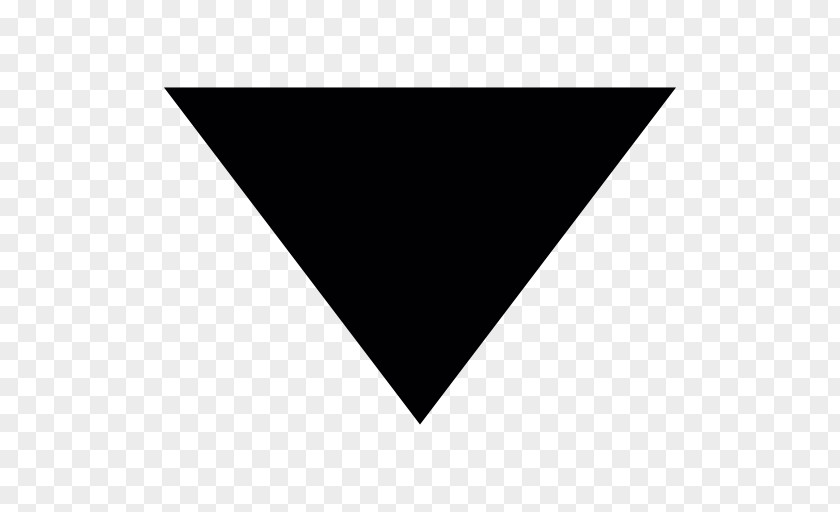 Inverted Triangle Arrow PNG
