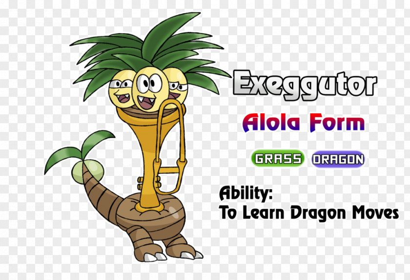 Pokémon Sun And Moon Exeggutor Alola Vulpix PNG