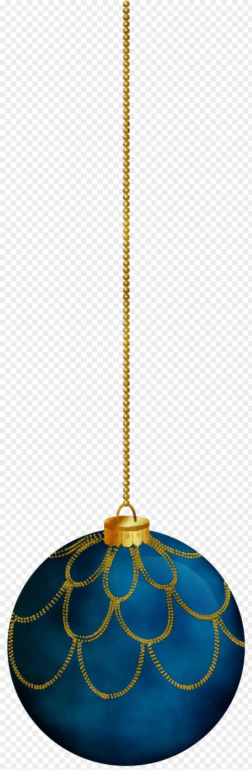 Yellow Chain Necklace Brass Light Fixture PNG