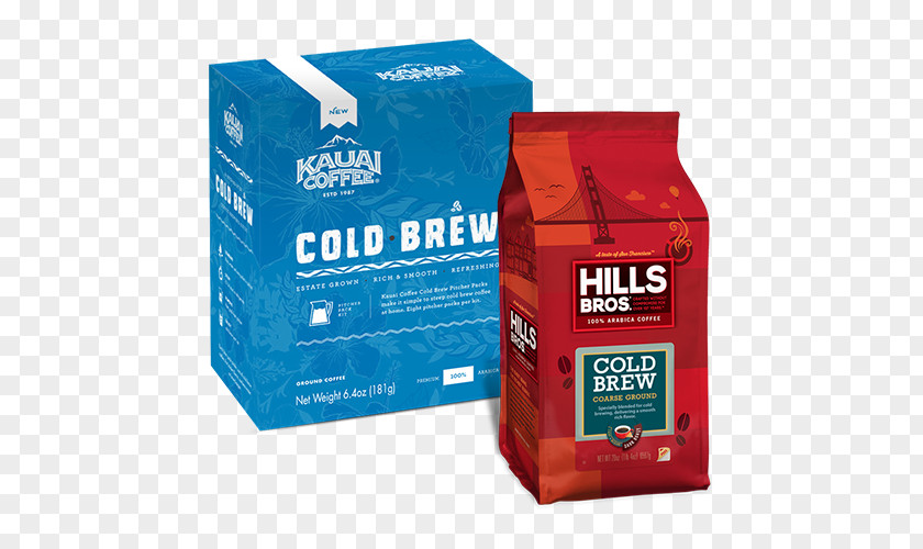 Cold Brew Hills Bros. Coffee Brewed Single-serve Container PNG