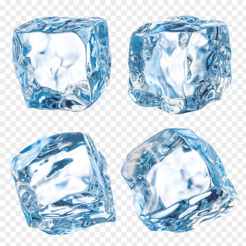 Four Ice Cubes Cube Stock Photography PNG