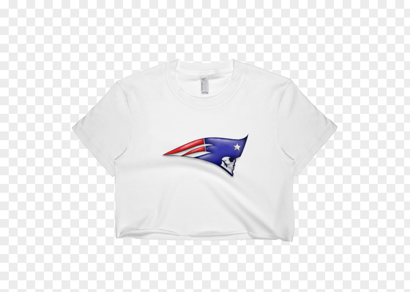 New England Patriots T-shirt Sleeve Crop Top Fashion PNG