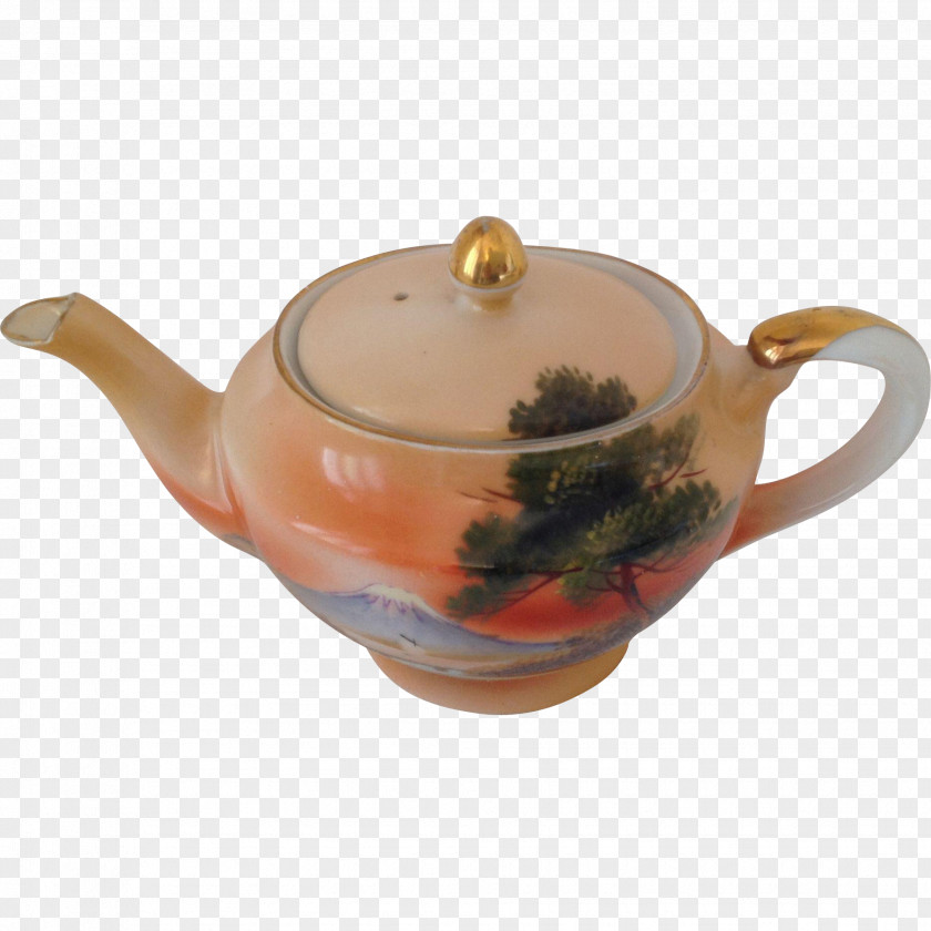Tea Teapot Noritake Ceramic Kettle PNG