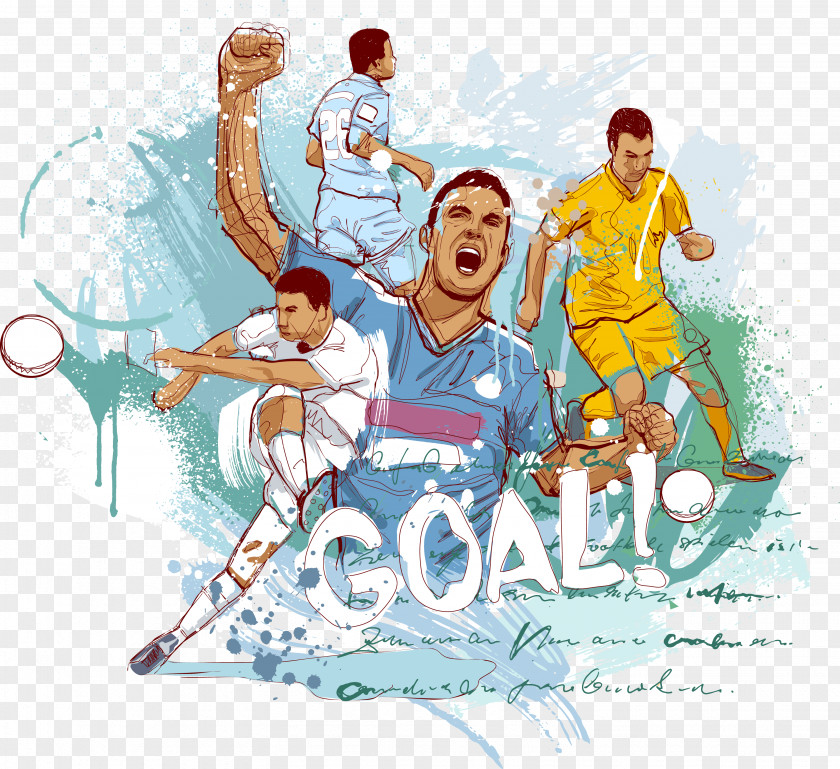 Vector Football American Goal Player PNG