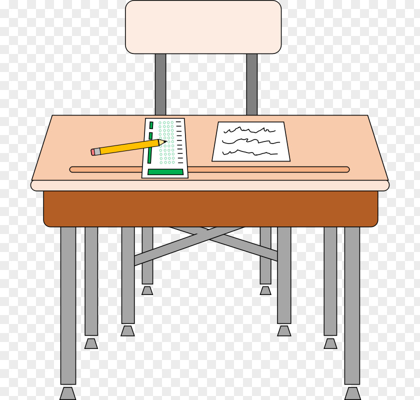 Class Desk Cliparts Student Table Clip Art PNG