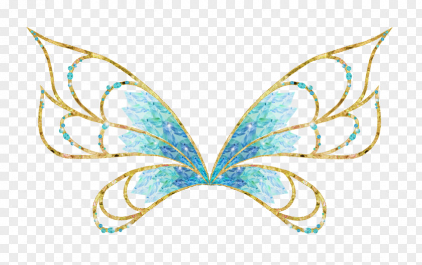 Gold Fairy Wings Digital Brush-footed Butterflies DeviantArt Artist Butterfly PNG
