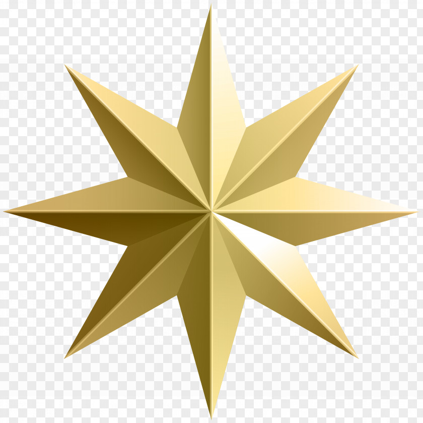 Gold Star Transparent Image Clip Art PNG