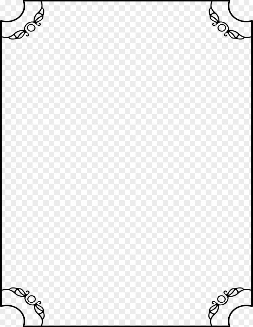 Square Frame Black And White Monochrome Grayscale Clip Art PNG