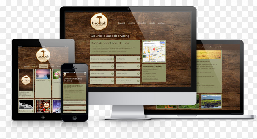 Web Design Development Responsive Template PNG