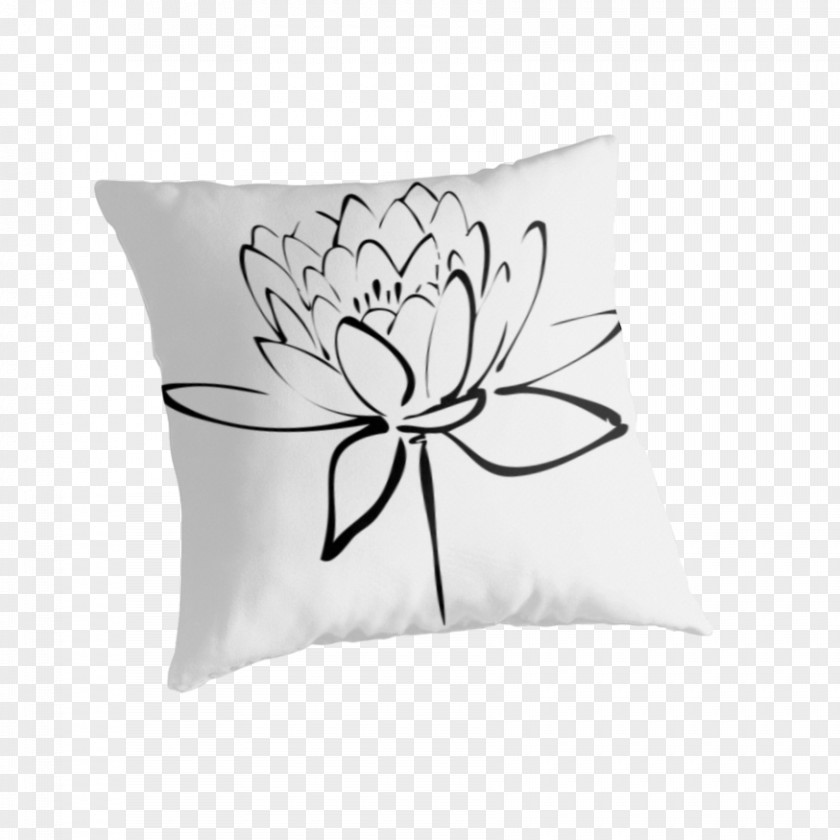 Lotus Aestheticism Douchegordijn Shower Curtain Bathroom PNG