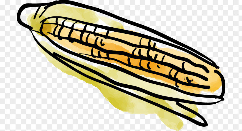 Hand-painted Vegetable Elements Cornbread Corn Flakes Maize PNG