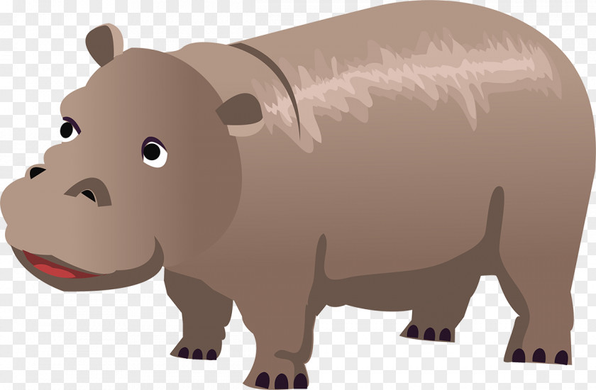 Hippos Stamp Hippopotamus Image Illustration Graphics Download PNG
