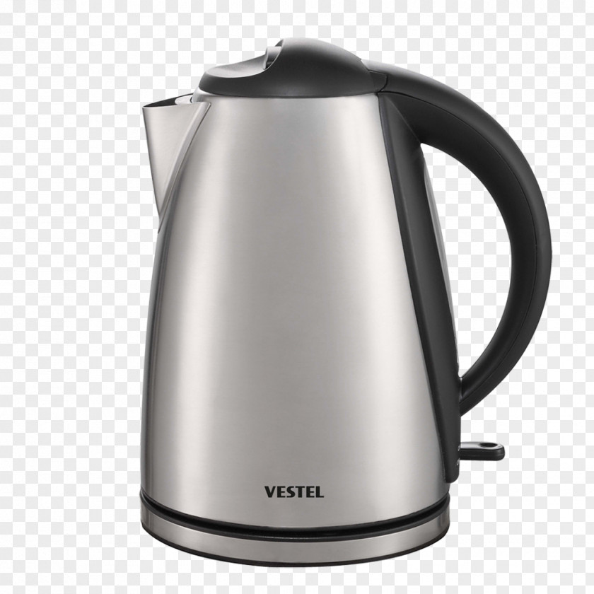 Kettle Electric Vestel Stainless Steel Electricity PNG