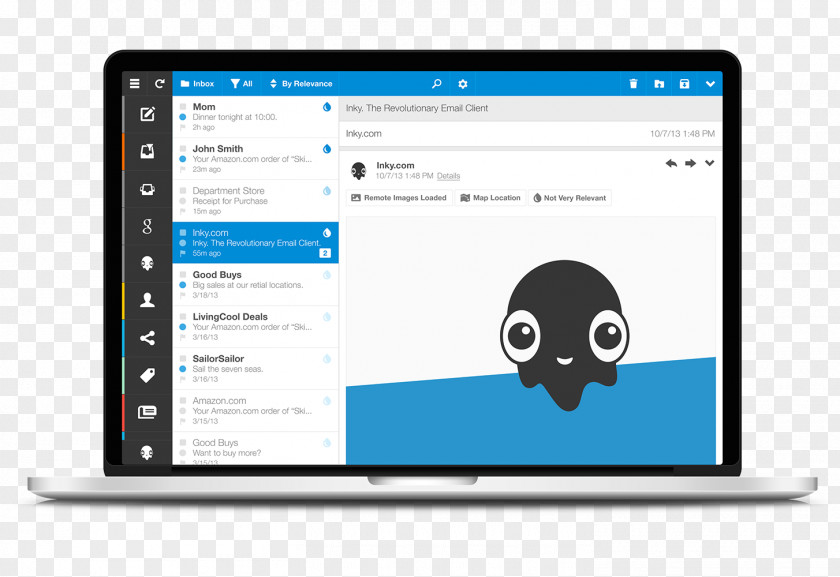 Outlook Email Client Flat Design PNG