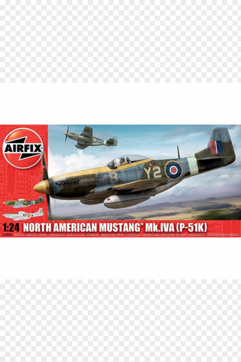 P-51 Mustang North American P-51K Hawker Typhoon Supermarine Spitfire 1:24 Scale PNG