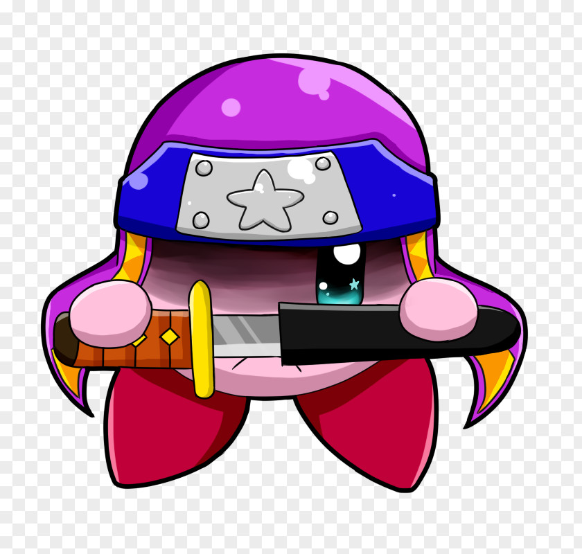 Purple Skull Kirby: Planet Robobot Fan Art Ninja PNG