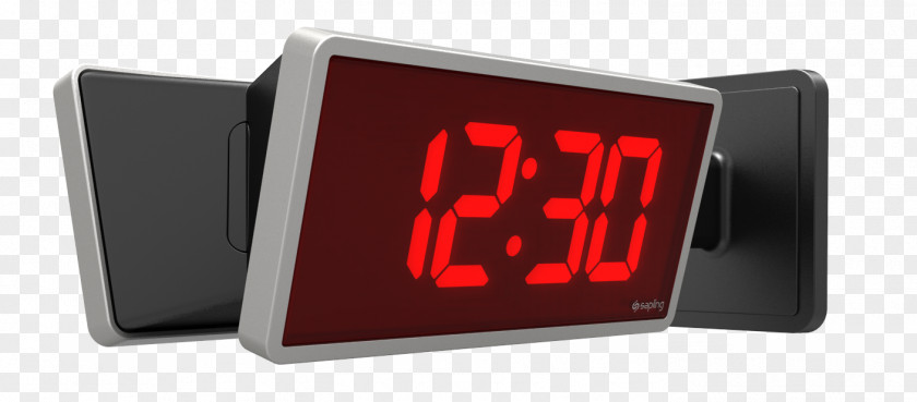 Clock Radio Display Device Digital Alarm Clocks PNG