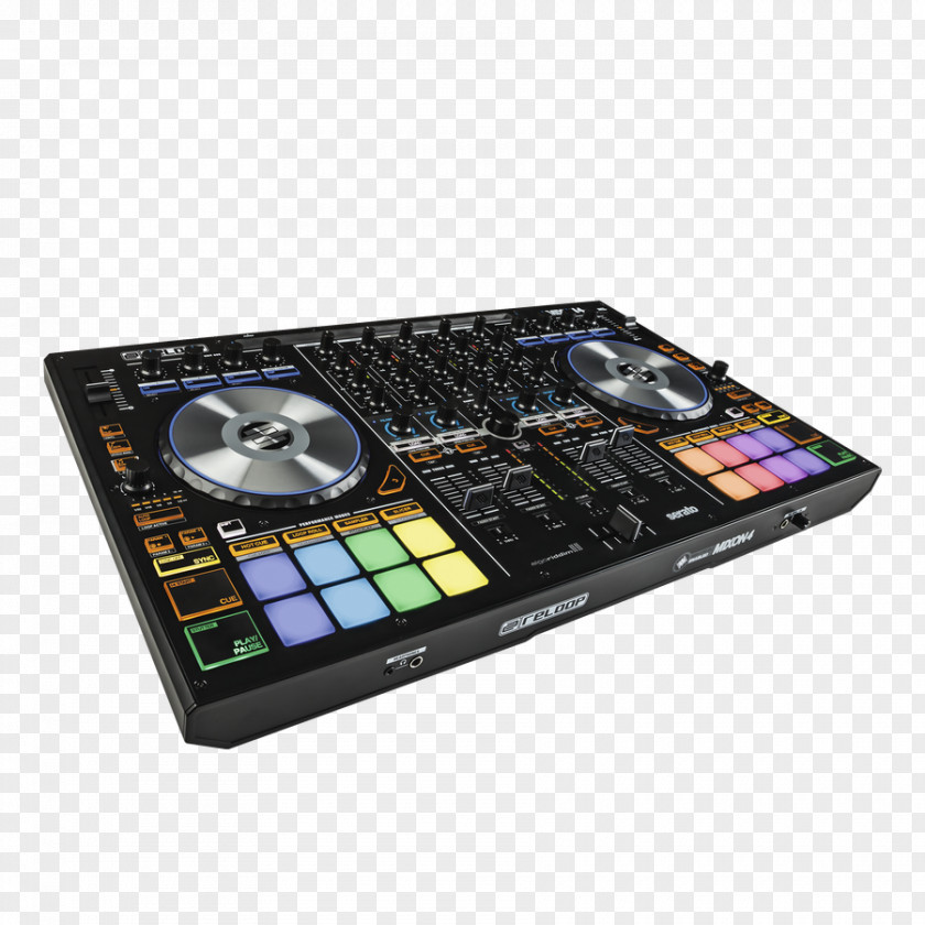 Microphone Reloop Mixon-4 DJ Controller Djay Disc Jockey PNG