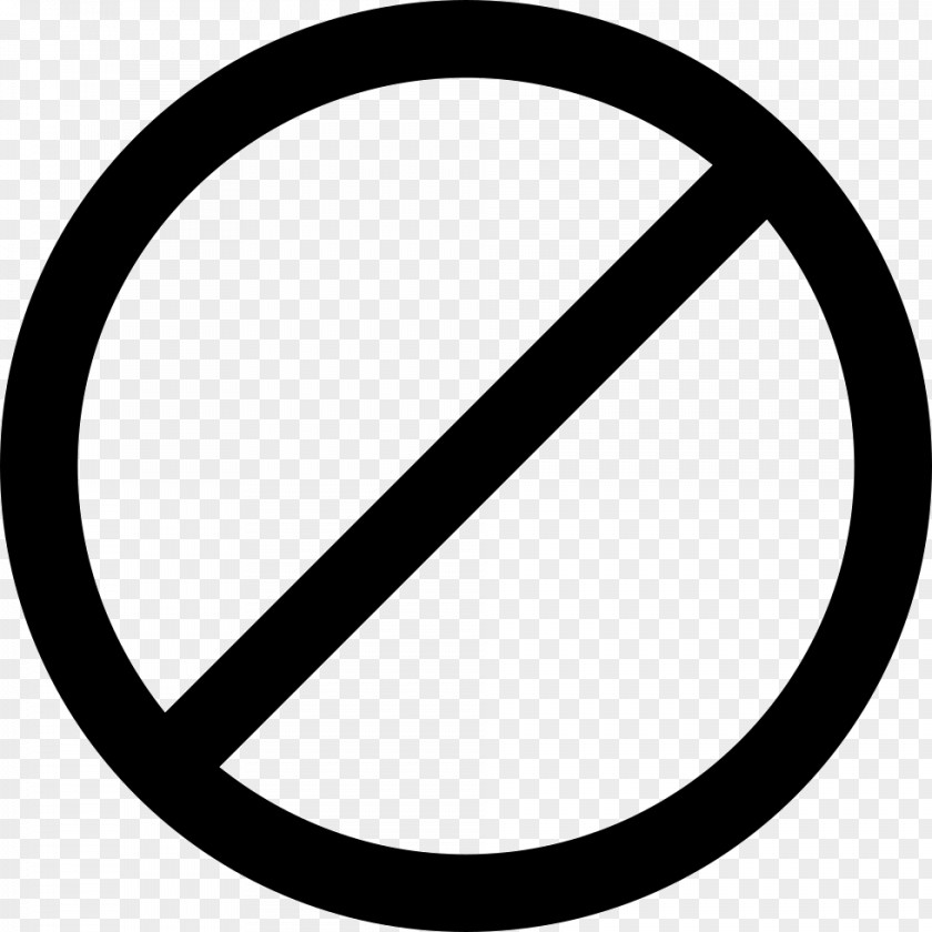 No Symbol Circle Clip Art PNG