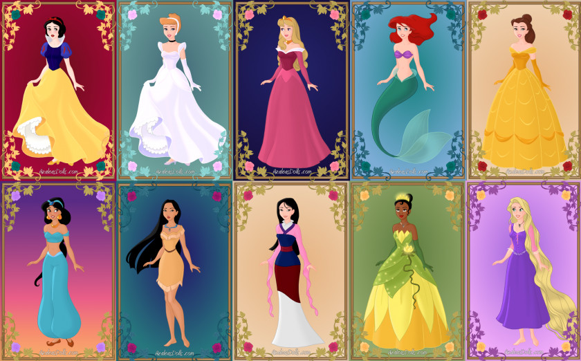 Princesses Princess Jasmine Cinderella Ariel Fa Mulan Rapunzel PNG