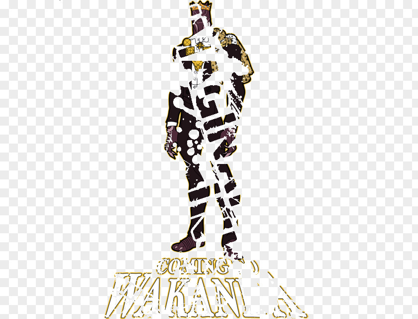 Wakanda Costume Design Figurine Pattern PNG