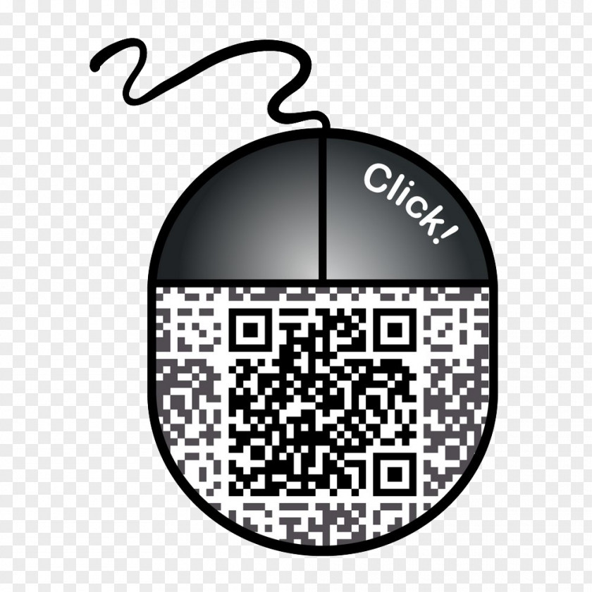 21st Century Black And White Personality TwoDimensional Code Logo QR Barcode Information PNG
