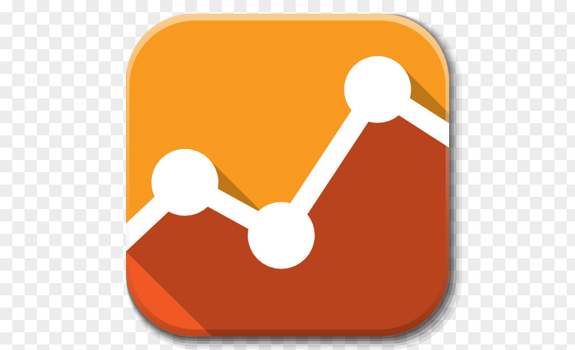 Apps Google Analytics Angle Orange Line PNG