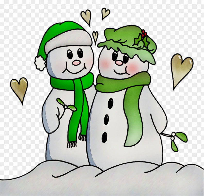 Christmas Eve Holiday Snowman PNG