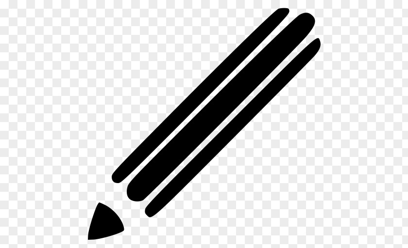 Pencil Drawing Icon Design PNG