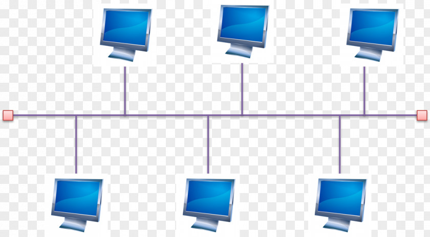 Bus Network Topology Computer Star PNG