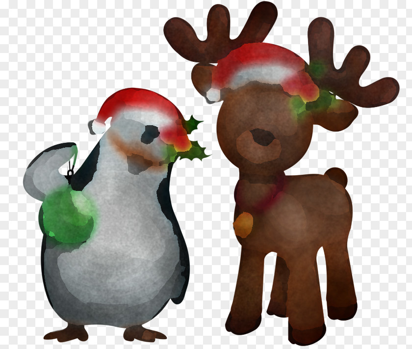 Christmas Flightless Bird Reindeer PNG