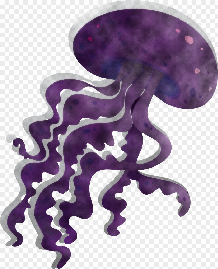 Purple Octopus Violet PNG