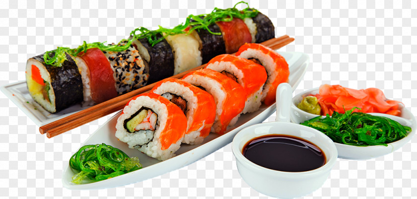 Sushi Japanese Cuisine Makizushi Sashimi California Roll PNG
