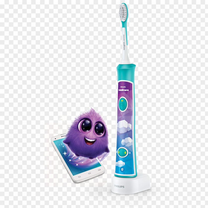 Toothbrush Electric Philips Sonicare For Kids HealthyWhite+ PNG