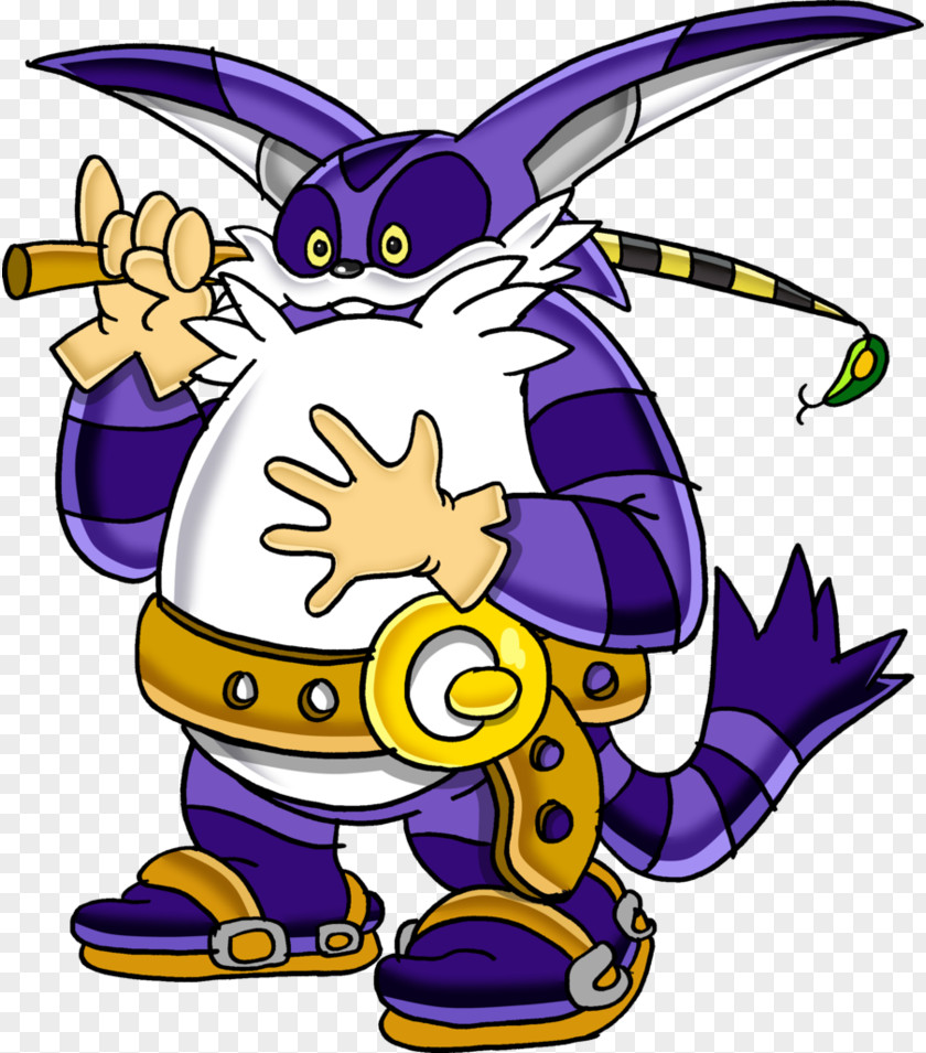 Big The Cat Sonic Hedgehog Adventure Video Game PNG