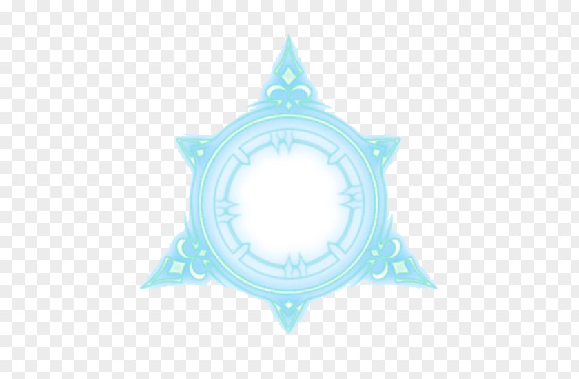 Blue Circle Magic Triangle PNG