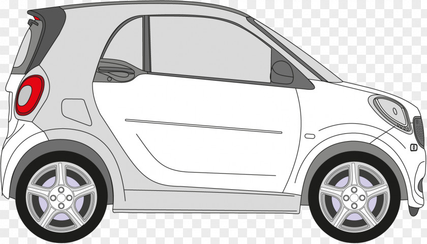 Car Smart Fortwo Bicycle Carrier Tow Hitch PNG