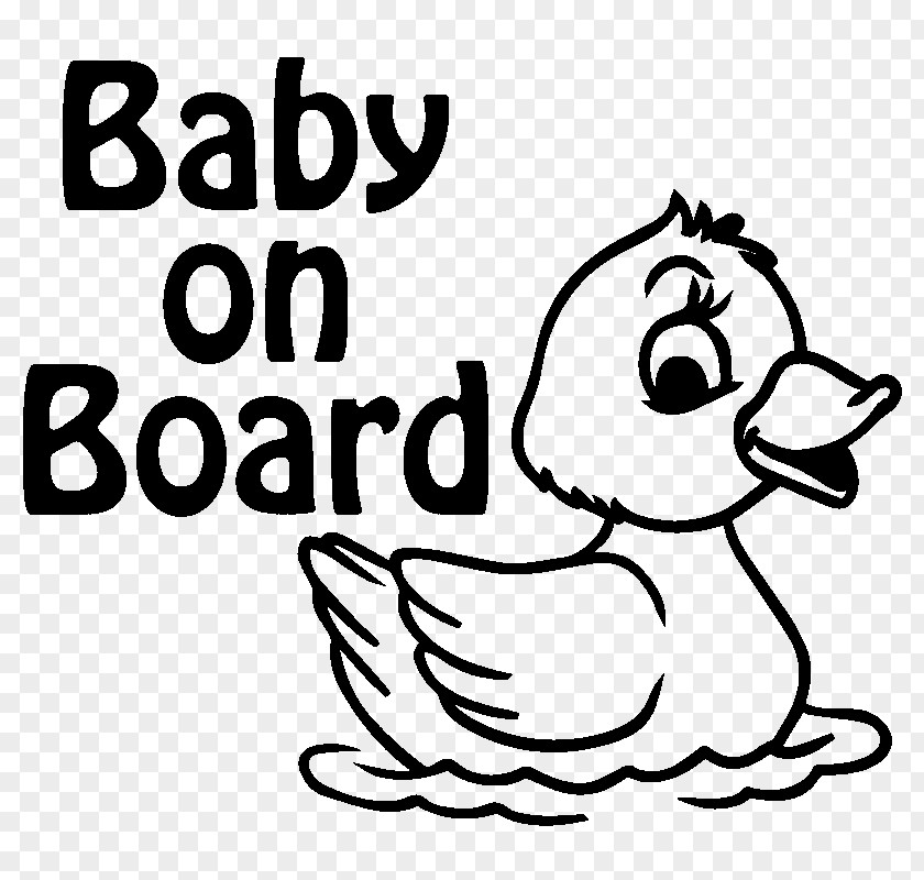 Duck Infant Sticker Clip Art PNG
