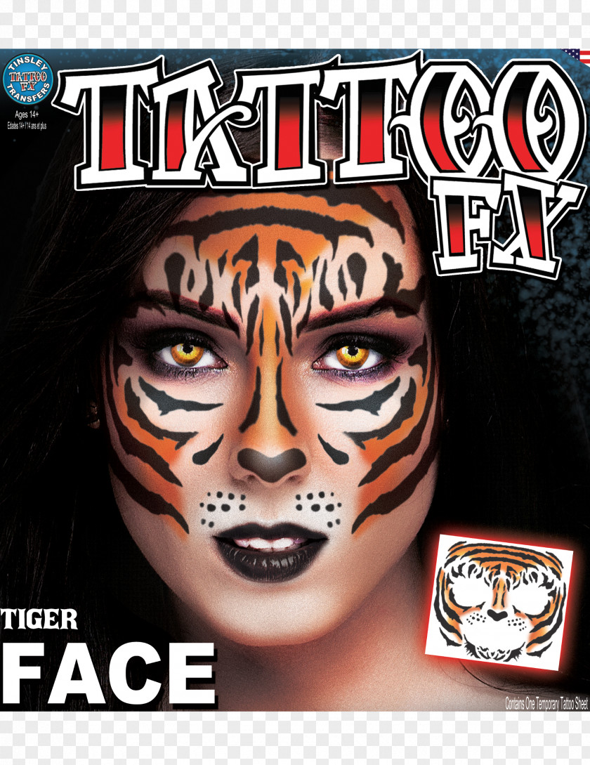 Face Abziehtattoo Facial Cosmetics PNG