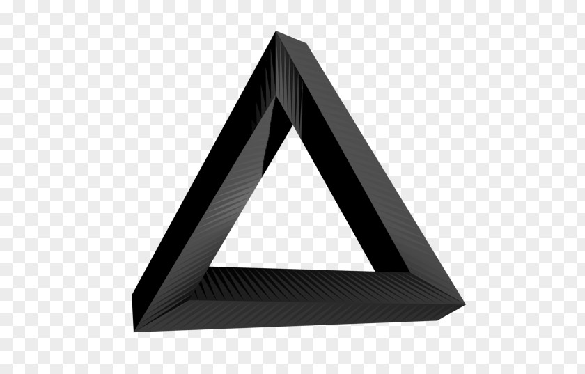 Penrose Triangle Display Board Science Project Blue School PNG