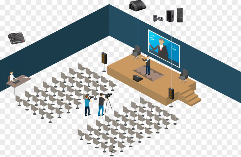 Sound System Diagram Audio Mixers PNG