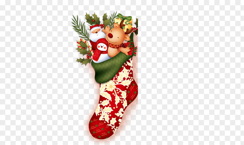 Christmas Stocking Sock Clip Art PNG