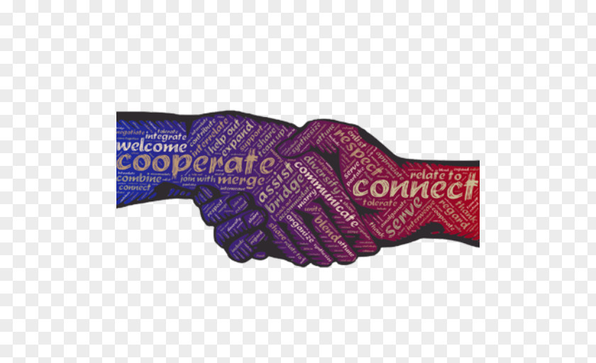 Handshake Collaboration Glove Font PNG