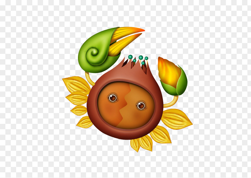 Creative Sunflower Baby Poster Common Illustration PNG